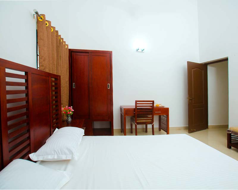 individual Rooms in lush garden resort chennai